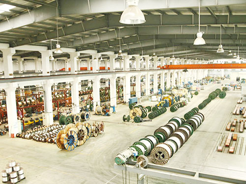 产品放置区一角